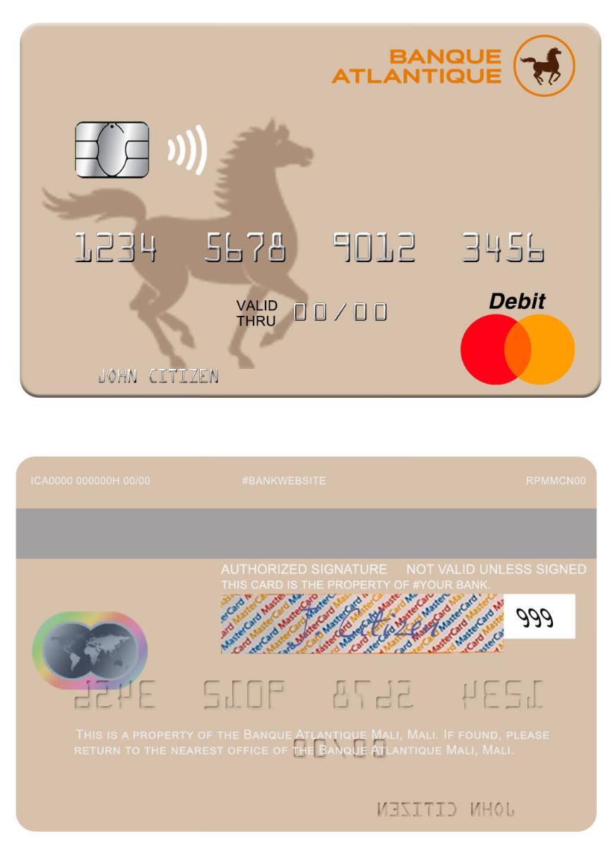 Mali Banque Atlantique Mali mastercard